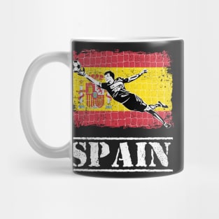 Spain Soccer Goalie Goal Keeper Shirt Mug